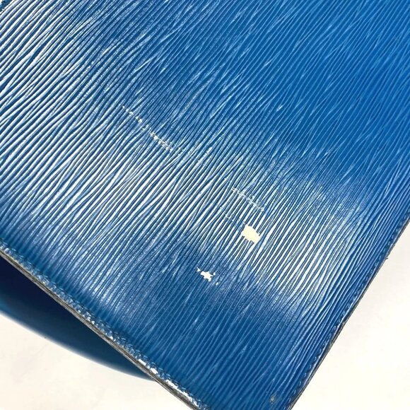 LOUIS VUITTON M48185 Epi Riviera Bag Shoulder Bag Tote Bag Leather Toledo Blue - Picture 2 of 15